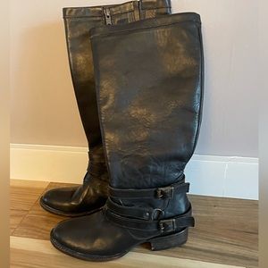 NWOB FREEBIRD BY STEVEN Tall Boot Knee High Irish Leather Women 6